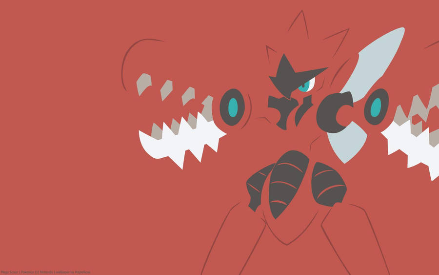 Scizor Vector Art Wallpaper