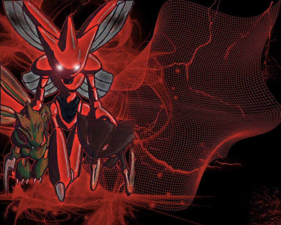 Scizor With The Defeated Wallpaper