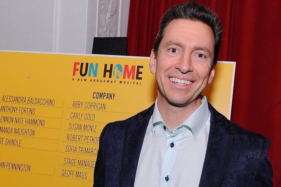 Scott Forstall At The Musical Fun Home Wallpaper