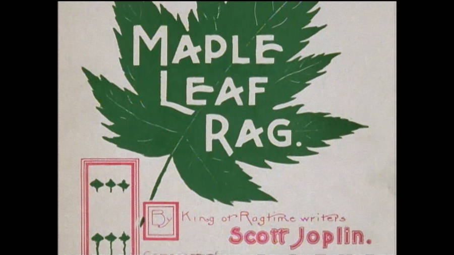 Scott Joplin Maple Leaf Rag Music Sheet Wallpaper