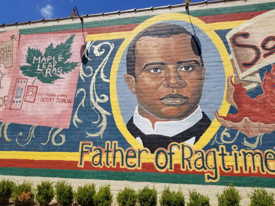 Scott Joplin Mural Painting Wallpaper