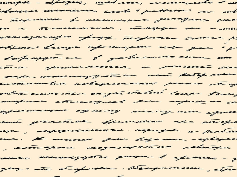 Script Short-hand Writing Style Wallpaper