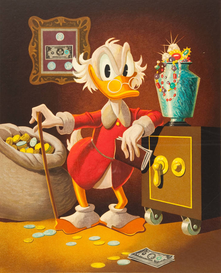 Scrooge Mcduck Treasure Wallpaper