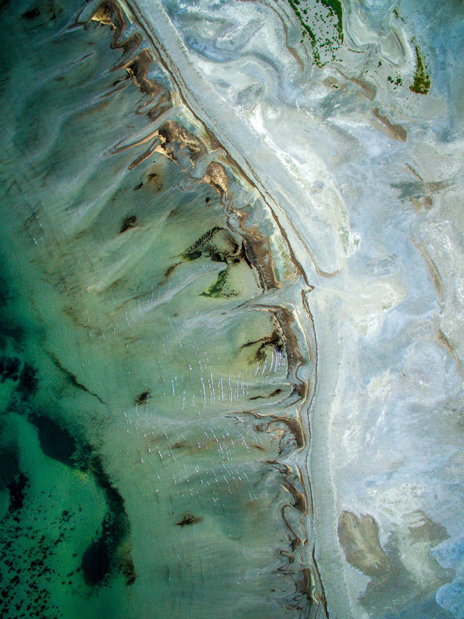 Sea Green Aesthetic Marble Wallpaper