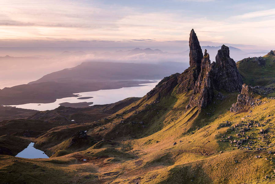 Sea Of Clouds In Storr, Uk Wallpaper