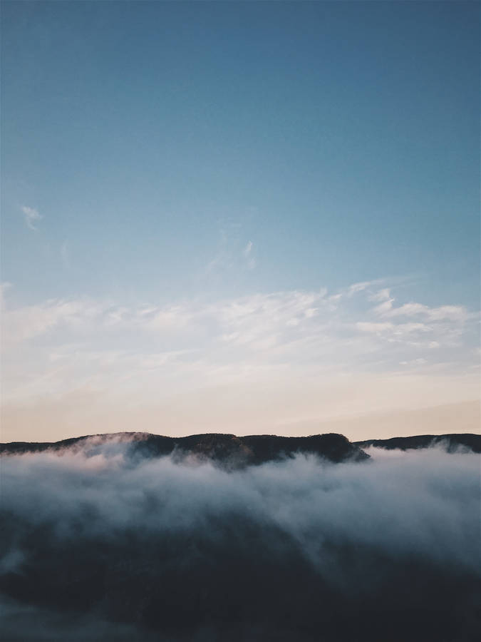 Sea Of Clouds Top Iphone Wallpaper