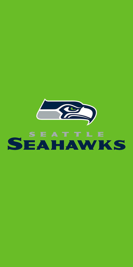 Seahawks Logo Green Aesthetic Iphone Wallpaper