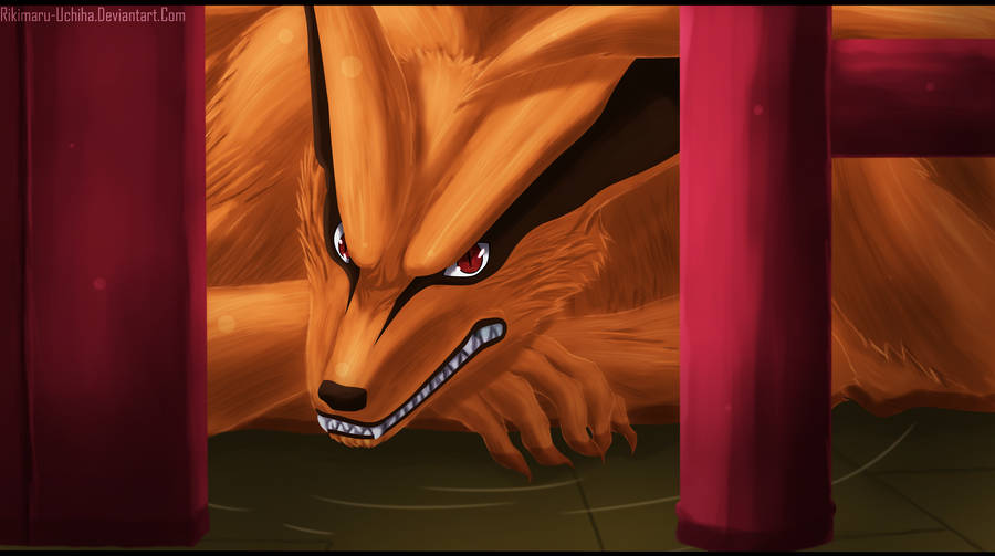 Sealed Nine Tailed Beast Naruto Kurama Wallpaper