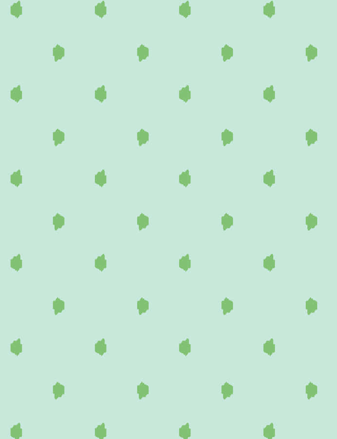 Seamless Cute Mint Green Aesthetic Wallpaper