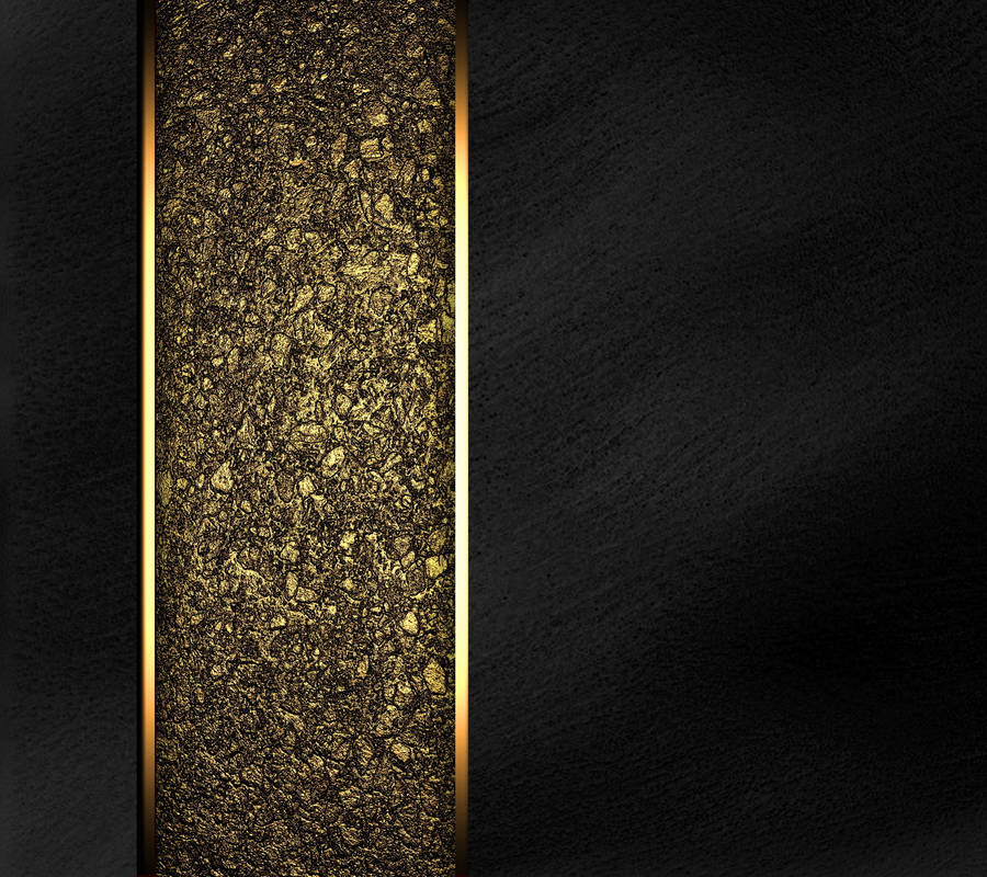 Seamless Glitter Gold Black Pattern Wallpaper