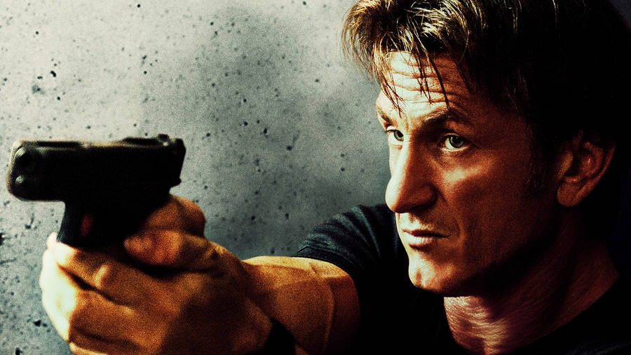 Sean Penn In A Serious Face Wallpaper