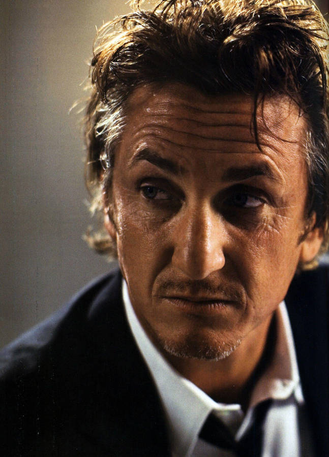 Sean Penn Portrait Photograph Wallpaper