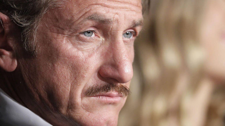 Sean Penn Serious Face Wallpaper