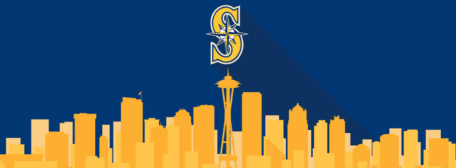 Seattle Mariners City Digital Art Wallpaper