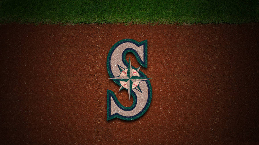 Seattle Mariners Dirt And Grass Logo Wallpaper