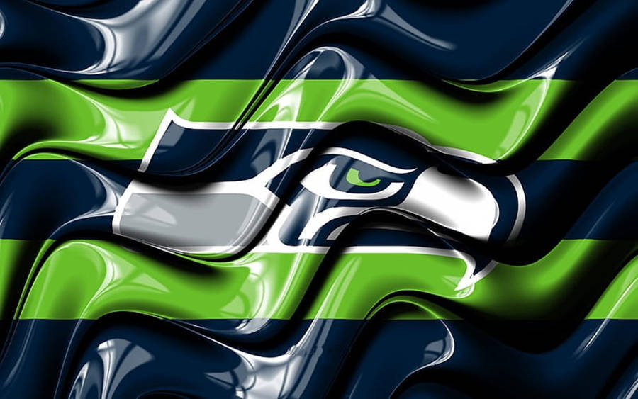 Seattle Seahawks Logo In Glossy 3d Wallpaper