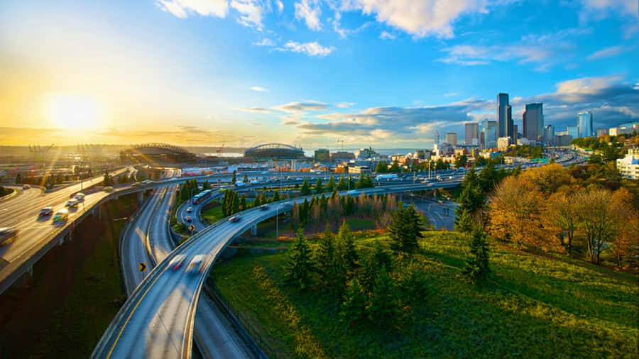 Seattle, Washington - A Cultural And Modern Metropolis. Wallpaper