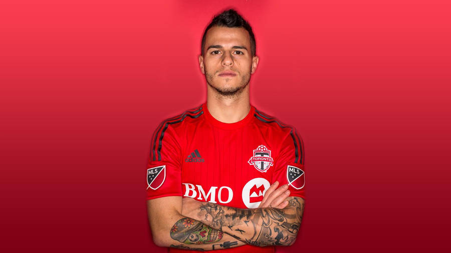 Sebastian Giovinco In Action, Toronto Fc's No.10 Star Player Wallpaper