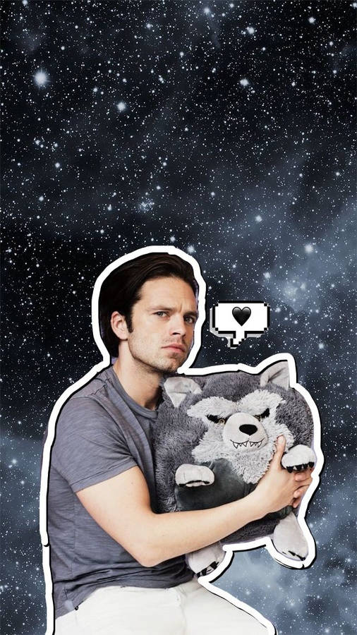 Sebastian Stan Goofy Wallpaper