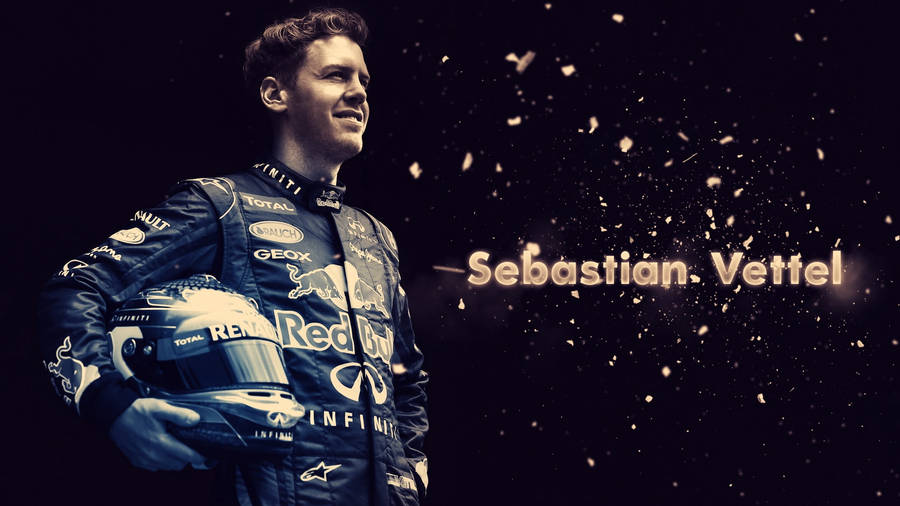 Sebastian Vettel Fan Edit Speckles Wallpaper