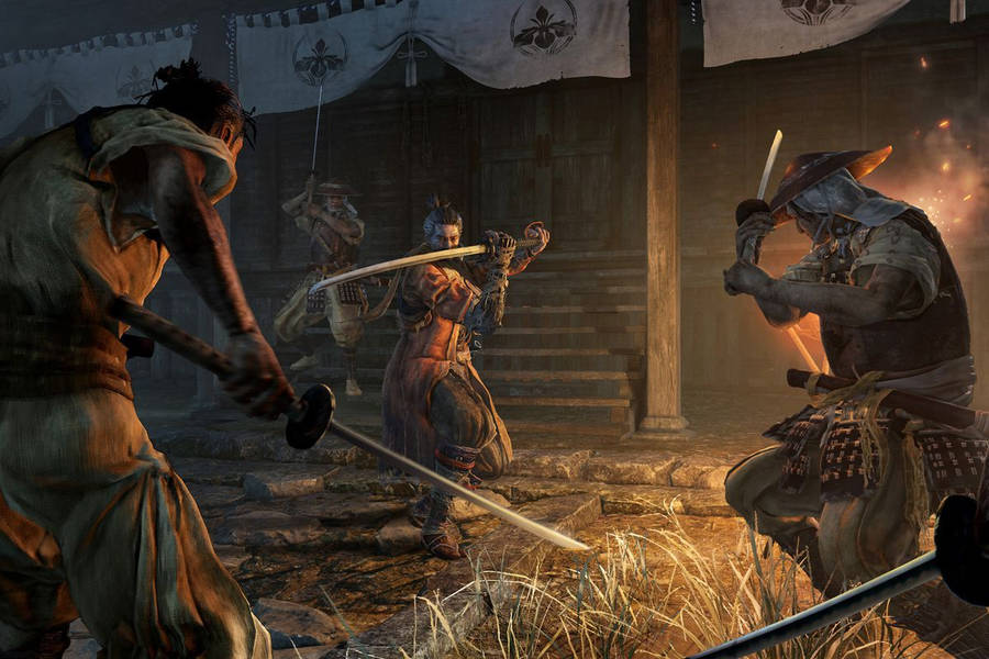 Sekiro Shadows Die Twice Fight Wallpaper