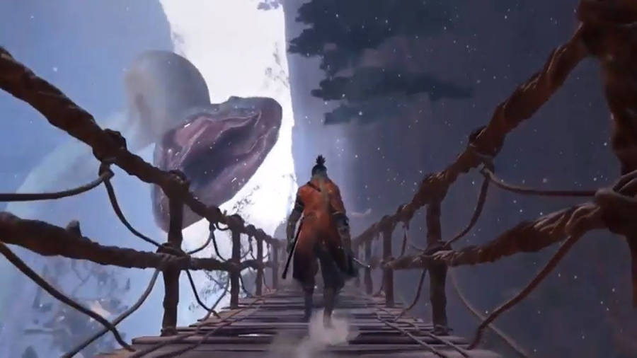 Sekiro Shadows Die Twice On Bridge Wallpaper