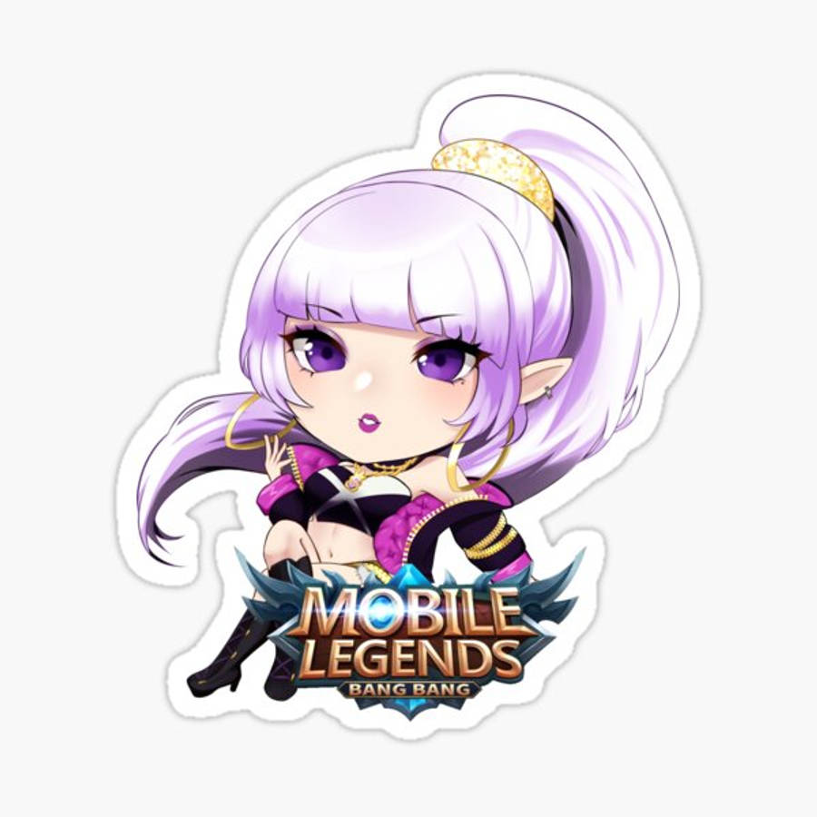 Selena In Chibi Version Mobile Legend Wallpaper