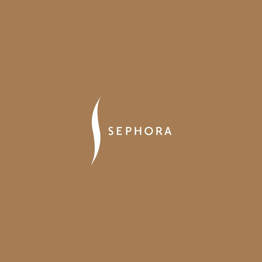 Sephora Brown Minimalist Wallpaper