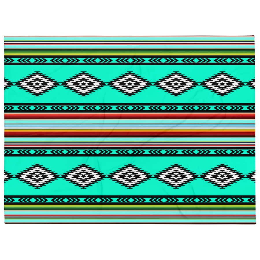 Serape With Navajo Patterns Wallpaper
