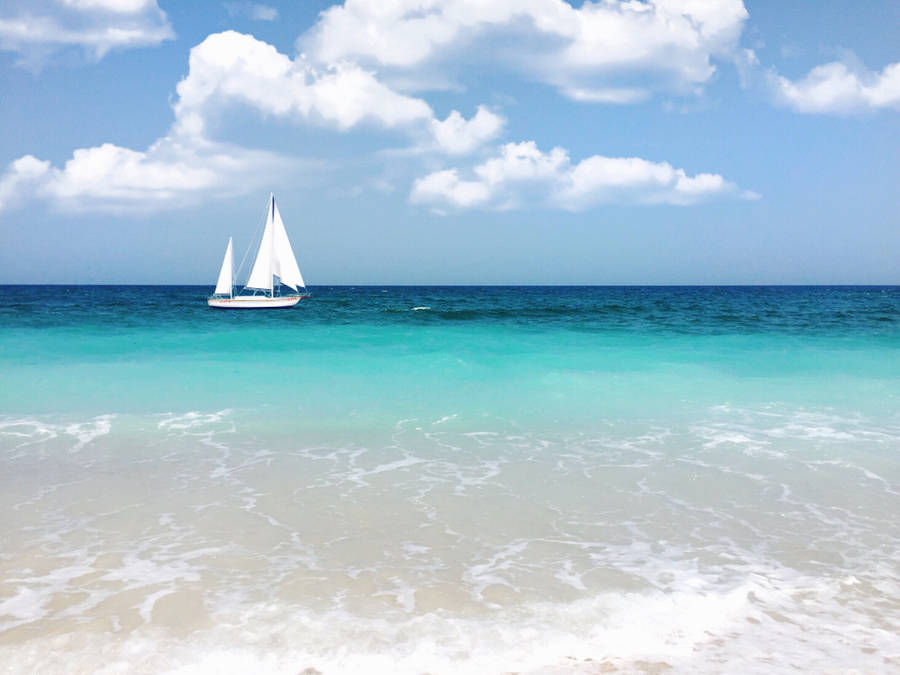 Serene Beauty Of San Blas Islands, Panama On A 1920x1080 Hd Beach Desktop Wallpaper. Wallpaper