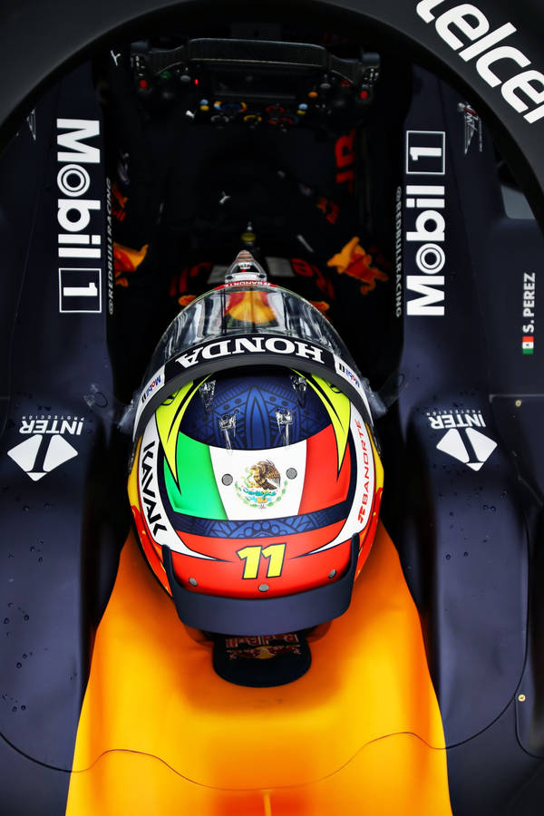 Sergio Perez Top View Wallpaper