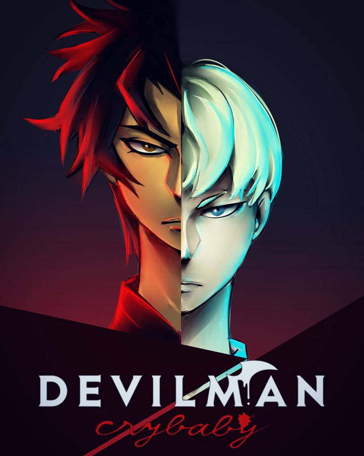 Serious Devilman Crybaby Fan Art Poster Wallpaper