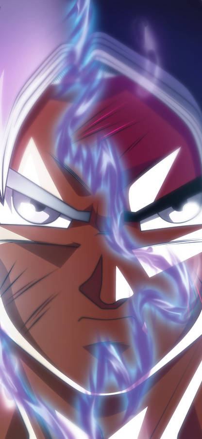 Serious Super Saiyan Son Goku Iphone Wallpaper