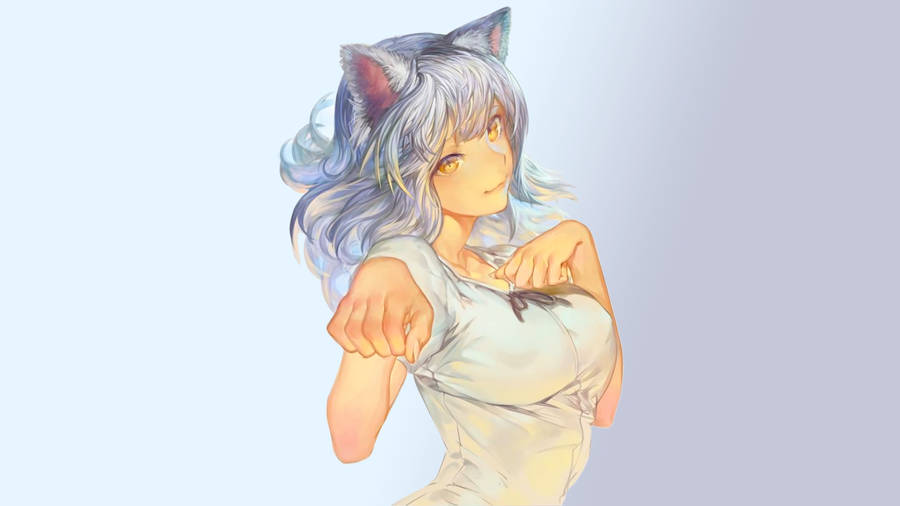 Sexy Anime Cat Girl Wallpaper