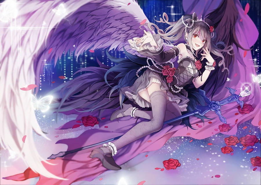 Sexy Anime Dark Angel Wallpaper