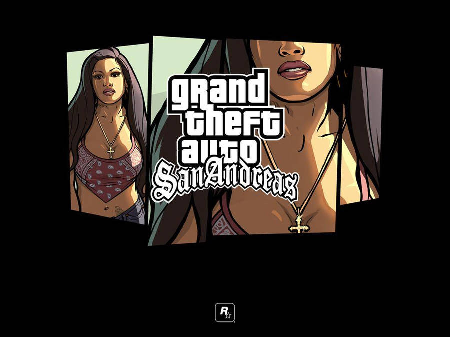 Sexy Girl From Gta San Andreas Wallpaper