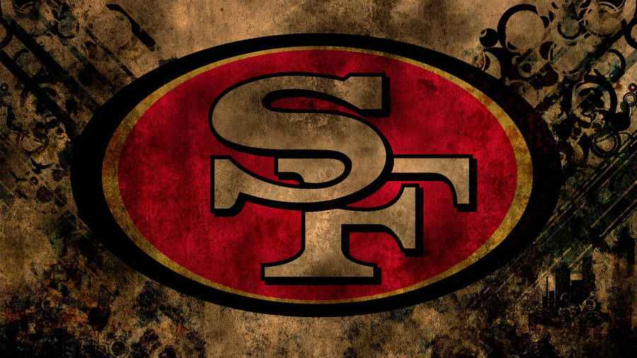 Sf Logo Dirty Wall 49ers Iphone Wallpaper