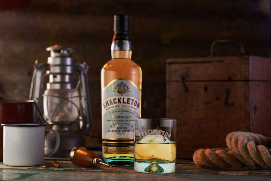 Shackleton Blended Malt Scotch Whisky Explorer Wallpaper