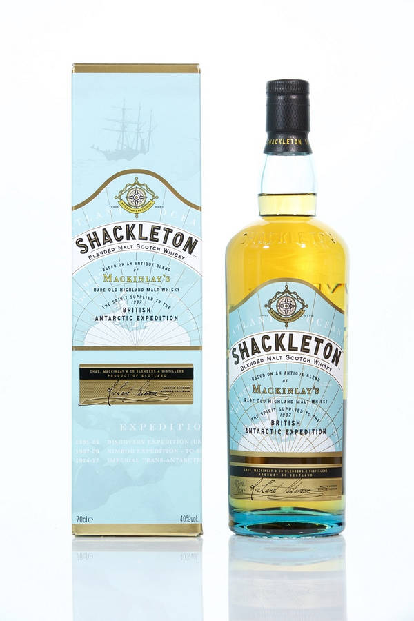 Shackleton Whisky Online Promotional Poster Wallpaper