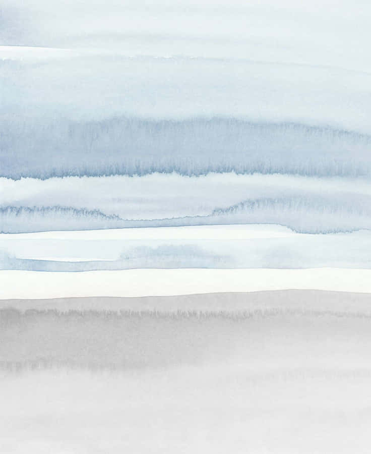 Shades Of Blue And Gray Combine In A Masterful Landscape Wallpaper