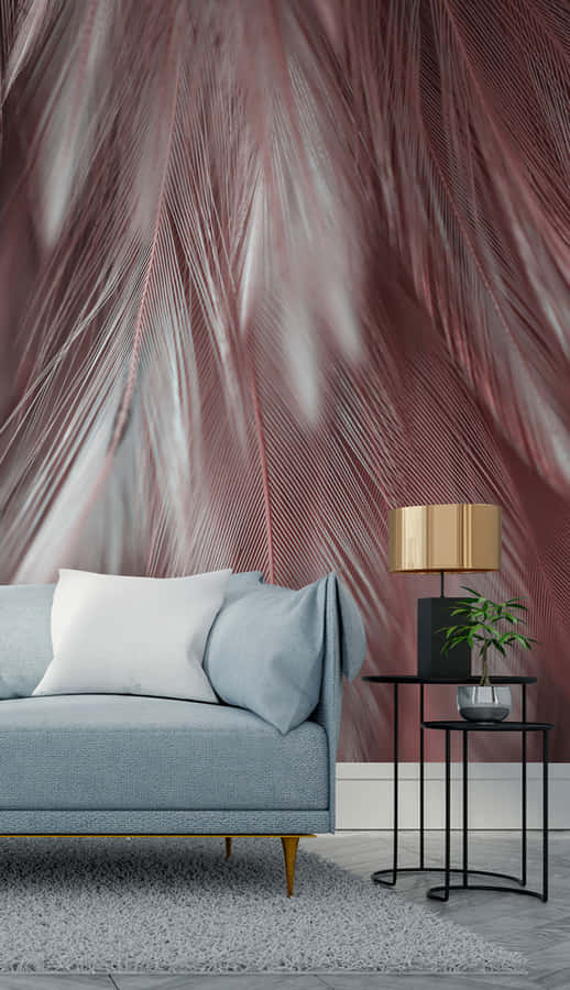 Shades Of Grey And Pink Fused Together Wallpaper