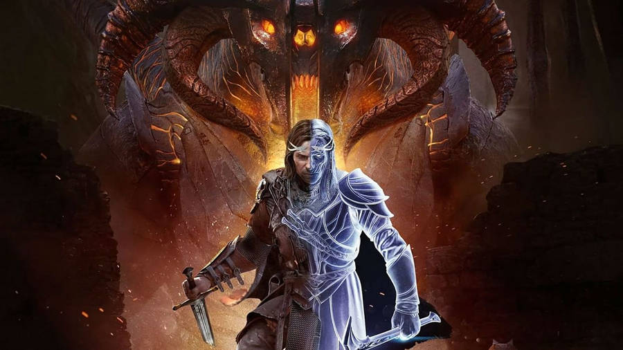 Shadow Of War Celebrimbor And Balrog Wallpaper