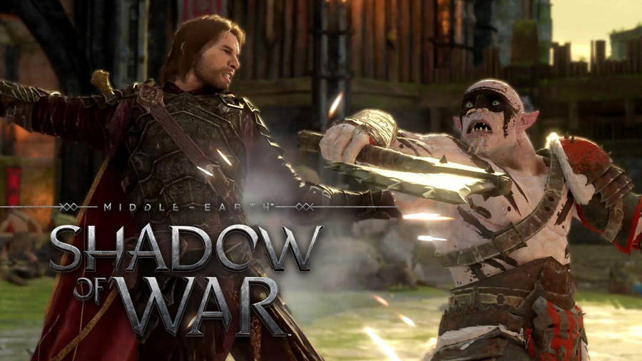 Shadow Of War Talion And Goblin Wallpaper