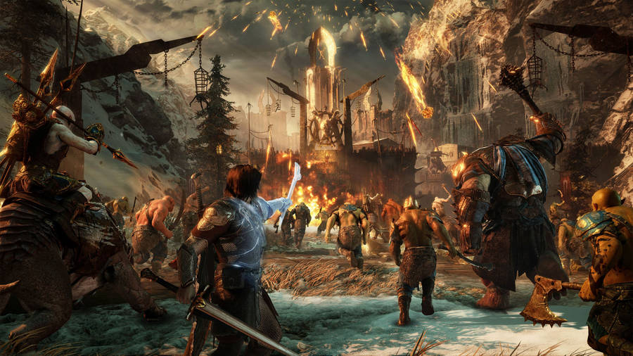 Shadow Of War Talion Invasion Wallpaper