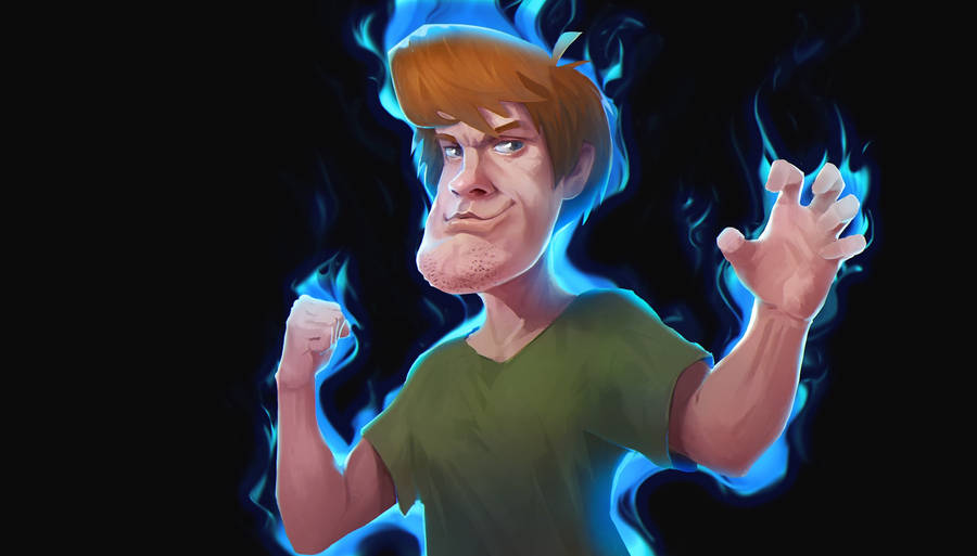 Shaggy Ultra Instinct Art Painting Wallpaper