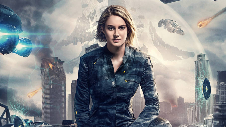 Shailene Woodley In Allegiant Movie Poster Wallpaper