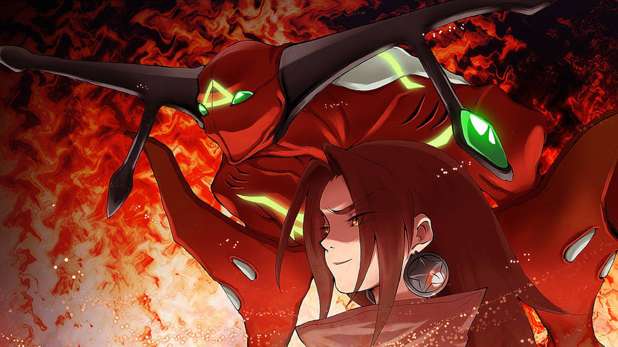 Shaman King Hao And Spirit Wallpaper