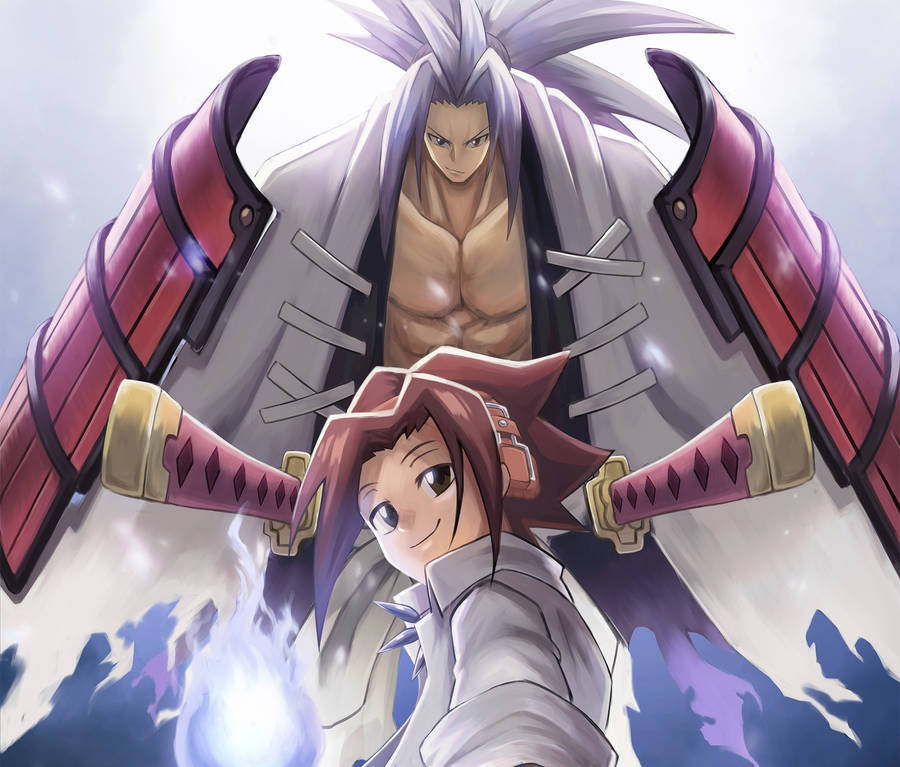 Shaman King Yoh And Amidamaru Wallpaper