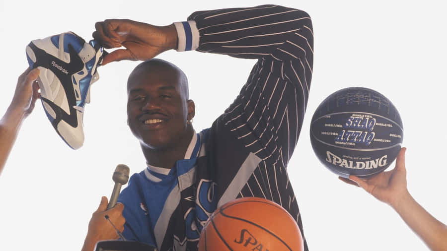 Shaq Promotional Event Wallpaper