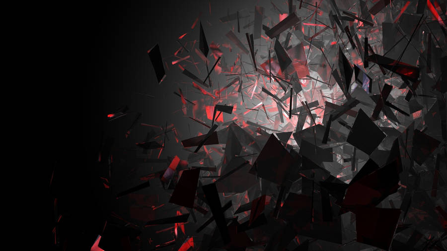 Shards Black Hd Desktop Wallpaper